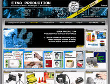 Tablet Screenshot of etna-production.com